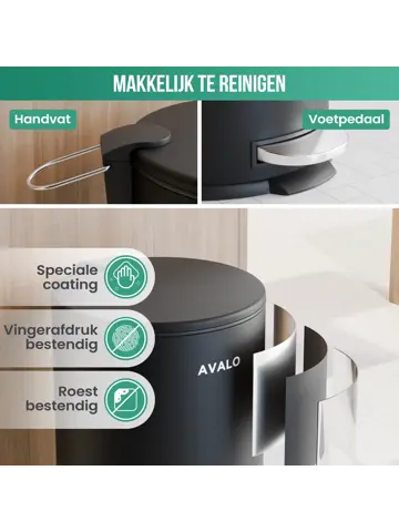 Avalo Pedaalemmer 30L - RVS