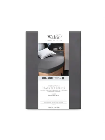 Jersey hoeslaken Frans bed rechts