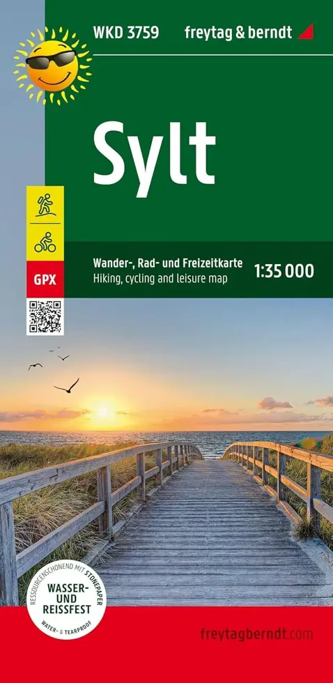 Wandelkaart WKD3759 Sylt