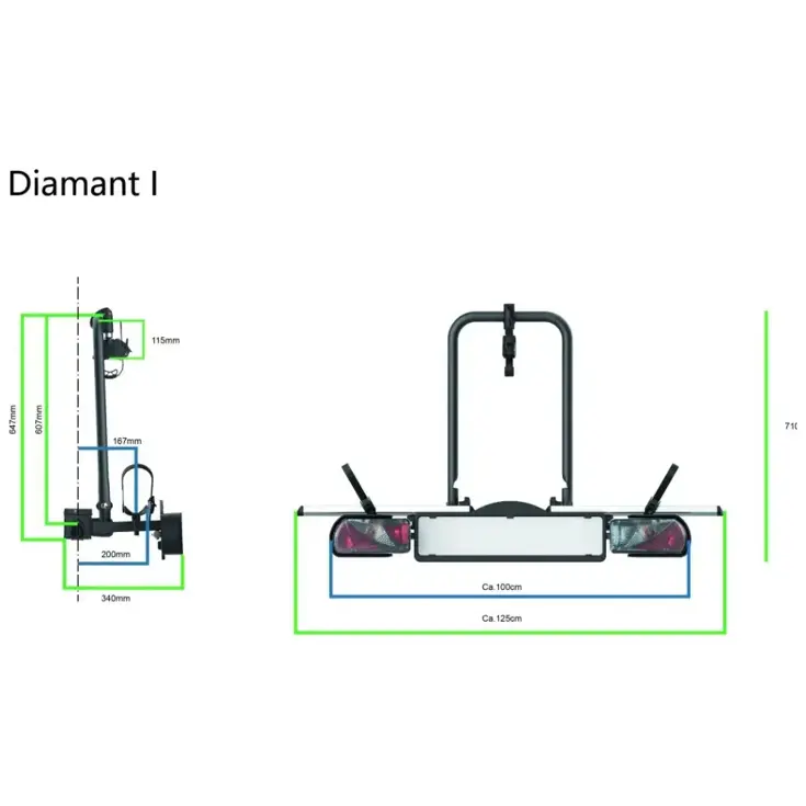 Pro-User fietsendrager Diamant 1