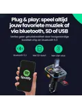 FM Transmitter - BT 5.3 - USB-C 22,5W