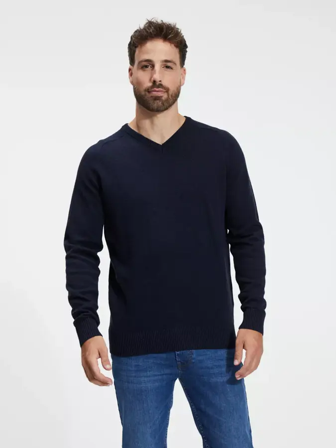 Vesper – Trui V-hals heren - Human Nature