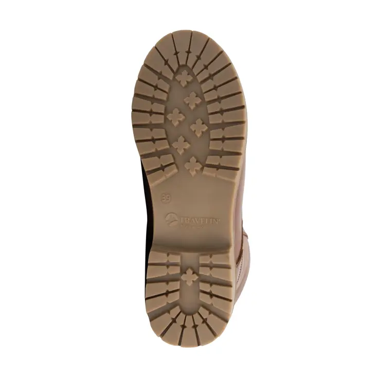 Trysil Dames - Veterboots met rits - Wol gevoerd