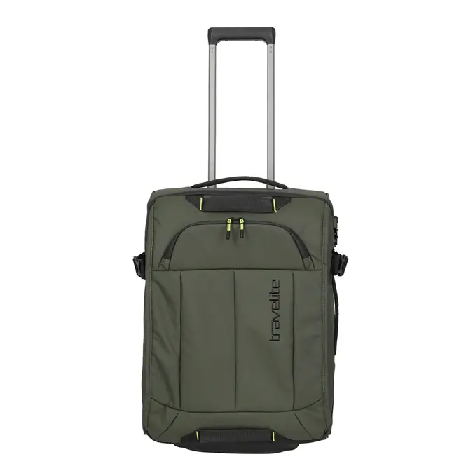 Travelite Briize Wheeled Duffle S khaki Groen