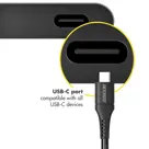 Accezz USB-C naar USB-C kabel 0,2 meter