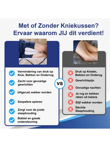 Orthopedisch Kniekussen voor in bed - Beenkussen