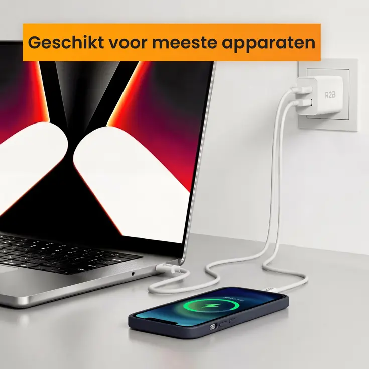 USB-C naar USB-C Kabel - 1 Meter