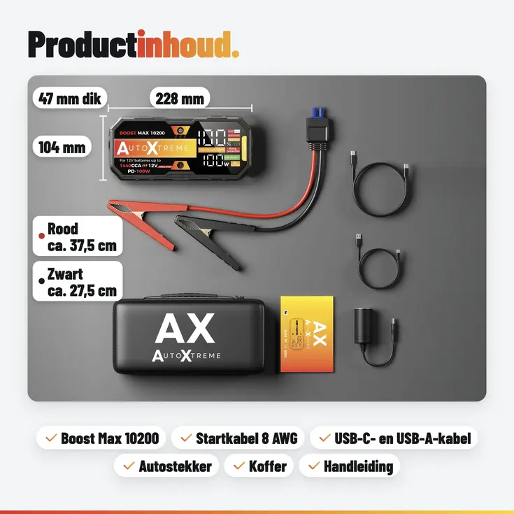 Boost Max - Jumpstarter & Starthulp - 1440CCA