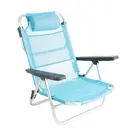 Bo-Camp - Beach chair - Monaco - Aluminium - Grijs