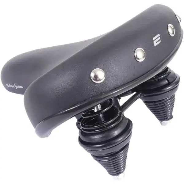 Edge Fietszadel Urban Junior - Zwart