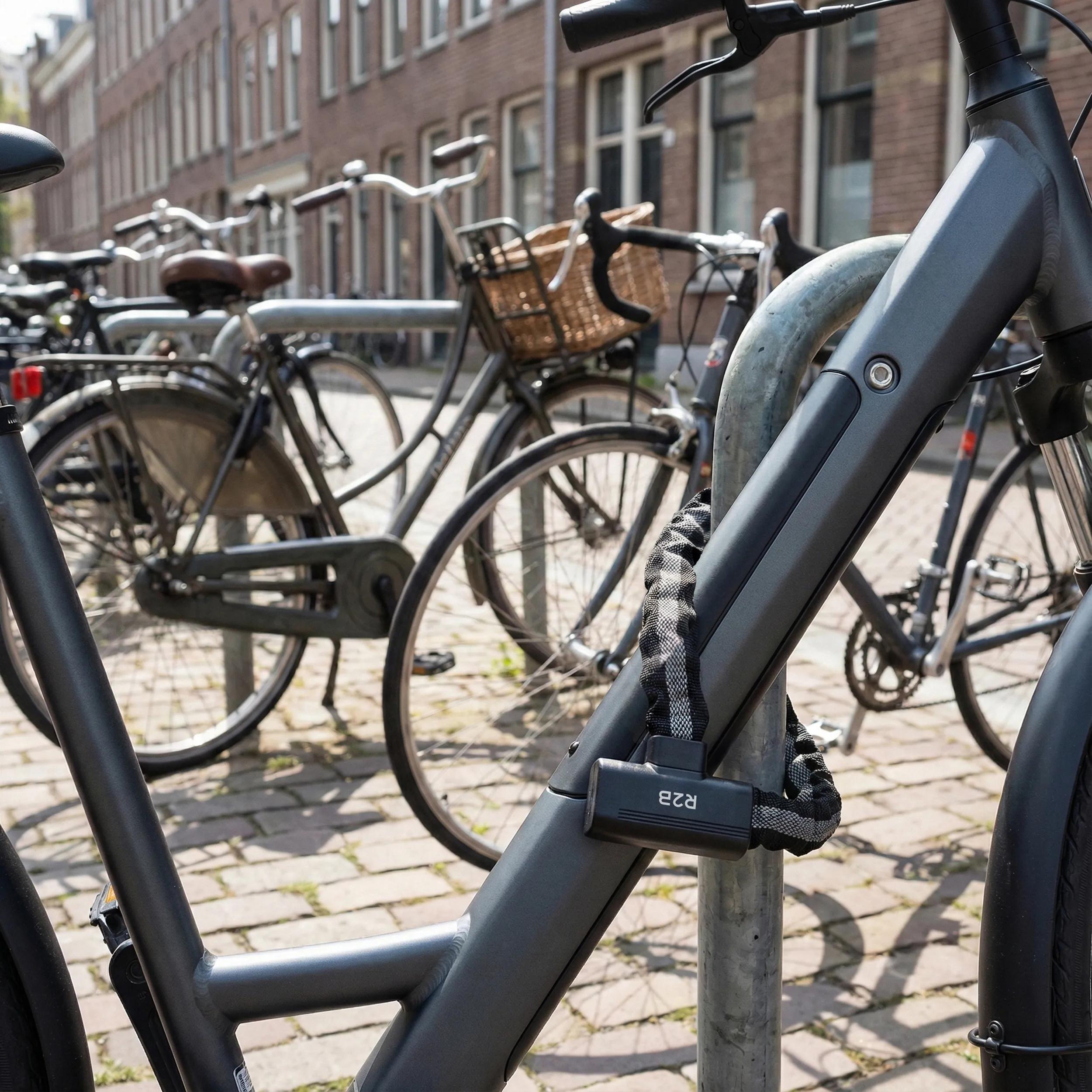 Sterke staalkabel met cijferslot - model