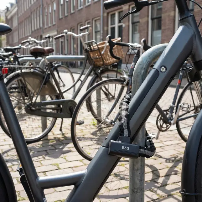 Fietsslot Reflecterend met twee sleutels - 115 cm