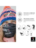 Blauw / Wit - Nekwarmer