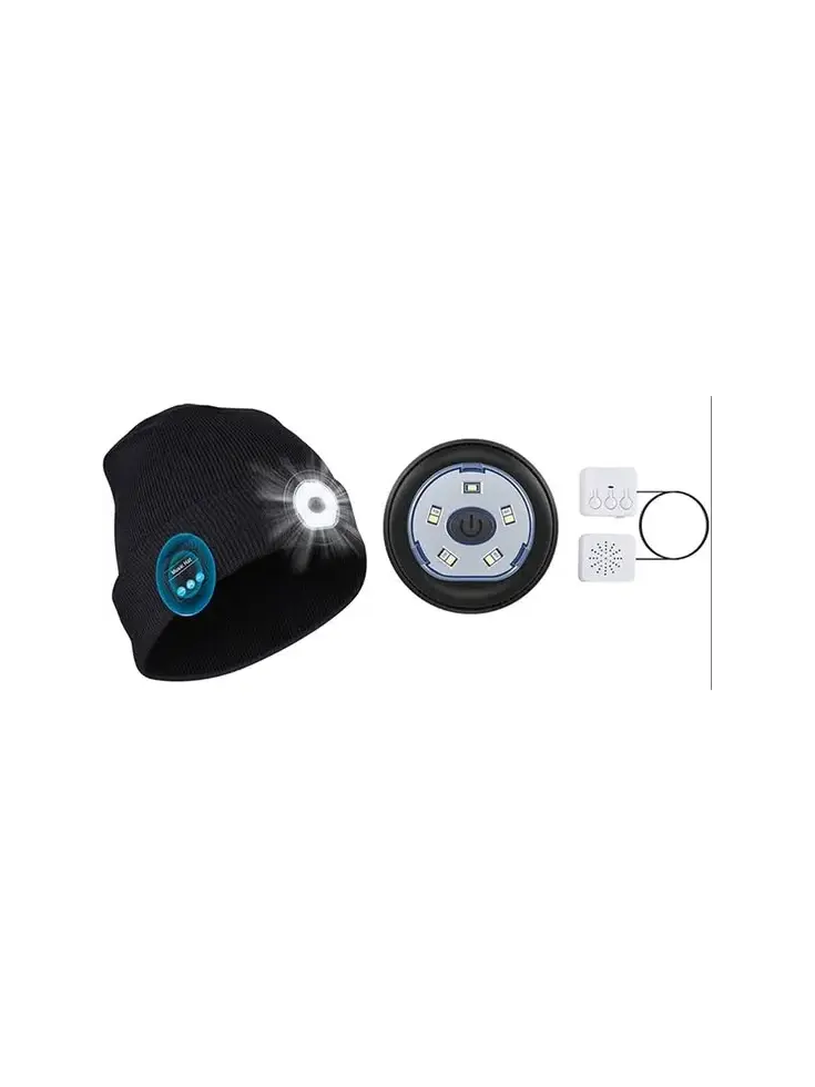Fedec muts met LED en bluetooth