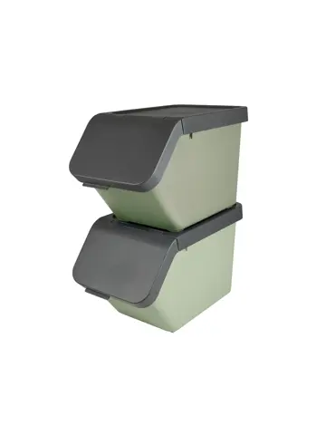 Sigma home - Prullenbak + deksel 30L - 2-dlg