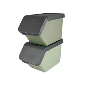 Sigma home - Prullenbak + deksel 30L - 2-dlg