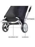 Foldable Boodschappenwagen 45 liter
