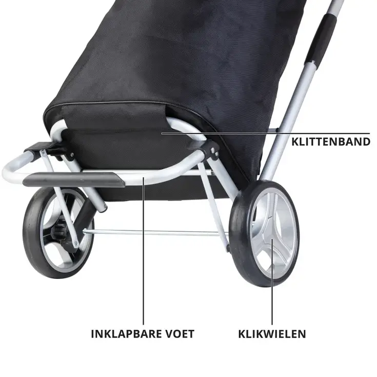 Foldable Boodschappenwagen 45 liter