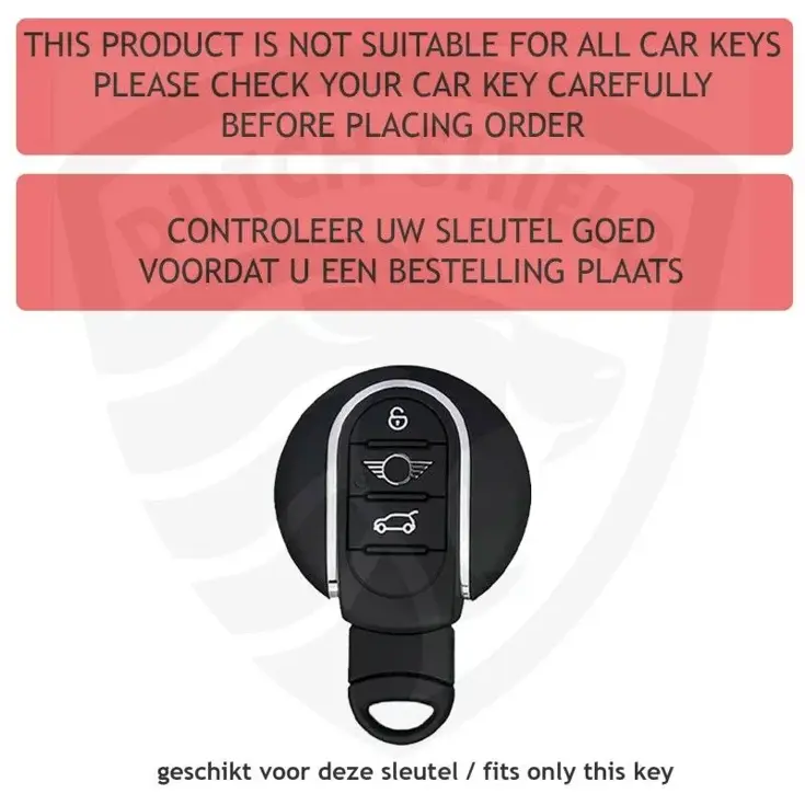 TPU Sleutelhoesje voor Mini zwart C3