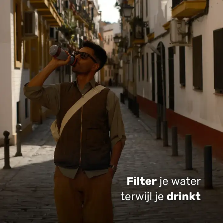 Waterfilter - Eco-Active 55cl - Blauw