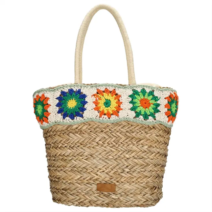 Natural Life- Strandtas - Rieten Mand