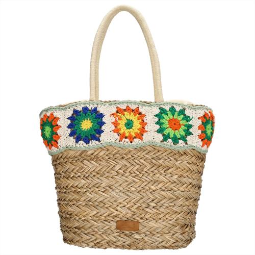 Natural Life- Strandtas - Rieten Mand