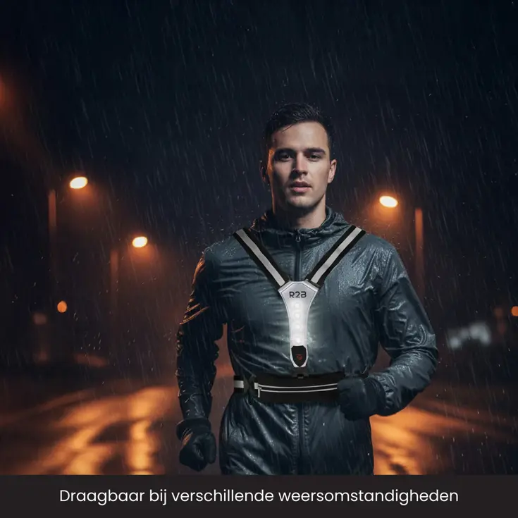 Hardloopvest met Opbergvak - Verlichting