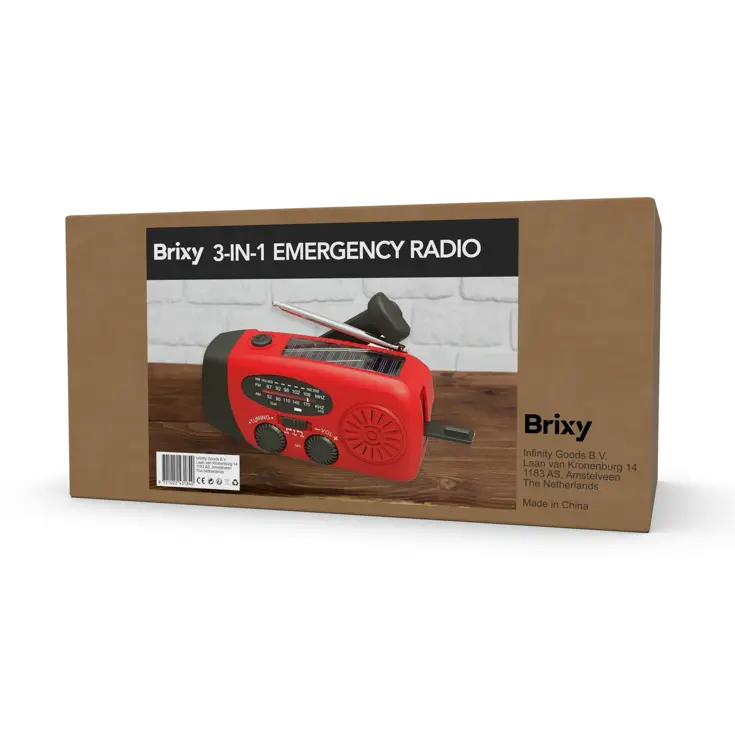 Noodradio - Radio Met Accu Batterij