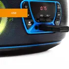 Denver TCL212BTB FM-Radio Incl. Bluetooth Boombox