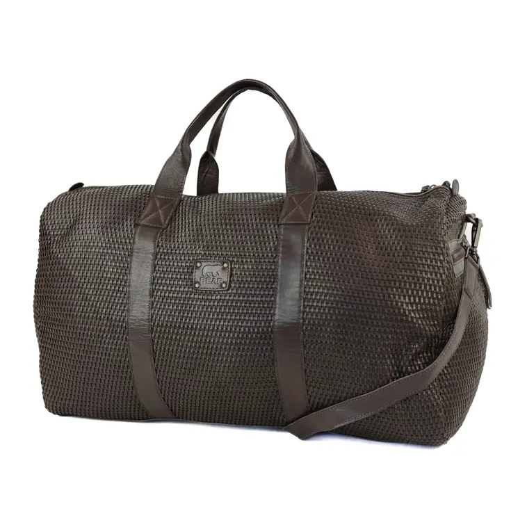 Vesper - Reistas - 40l - Gevlochten leer