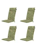Aria - Tuinstoelkussen Hoge Rug - Set van 4