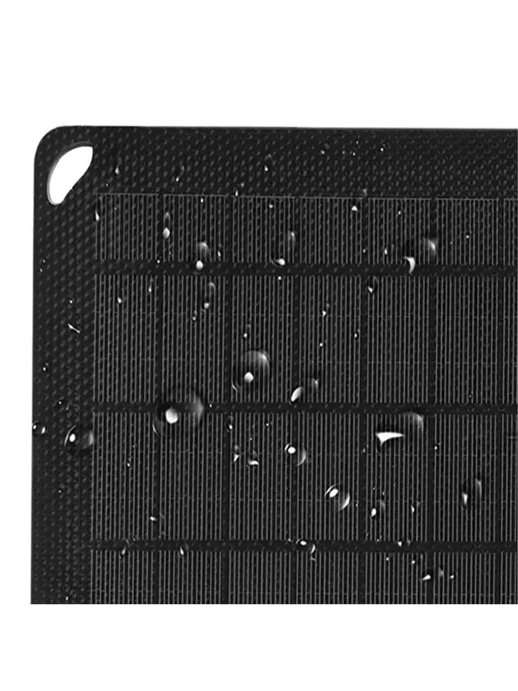 Opvouwbaar Solarpanel 20W incl. Bevestigings haken