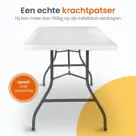 Inklapbare Tafel - Weerbestendig - 180x70x74cm