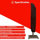 CUHOC Zweefparasol hoes 265x50x70 cm - Redlabel