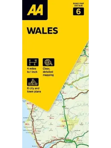 Wegenkaart Road Map 6 Wales