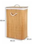 Wasmand Bamboe Opvouwbaar 60L