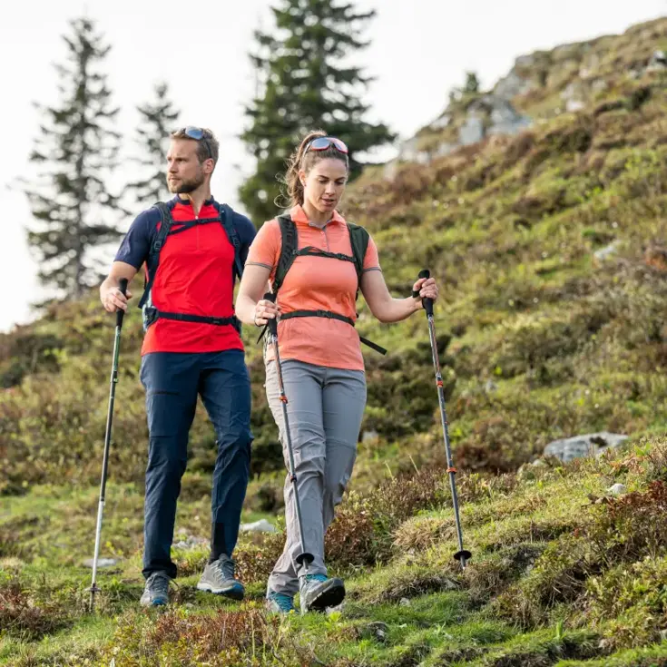 Loeffler afritsbroek dames Trekking - Onyx