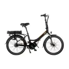 Lacros Scamper S600XL zwart opvouwbare e-bike