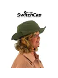 Vizorz SwitchCap fietshelm - Green sunny classic