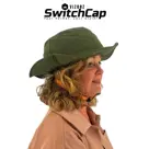 Vizorz SwitchCap fietshelm Green sunny