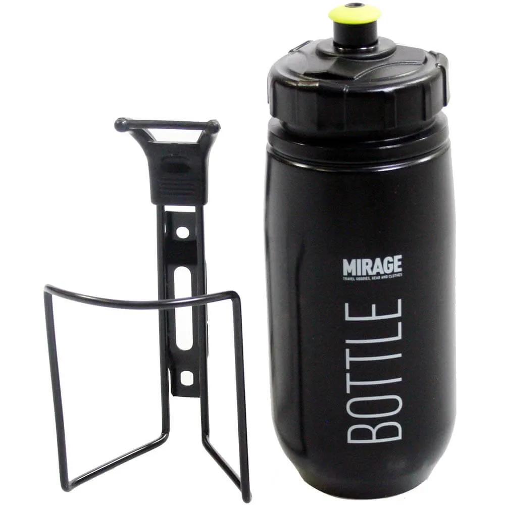 MIRAGE  bidon met houder 600cc zwart  Zwart
