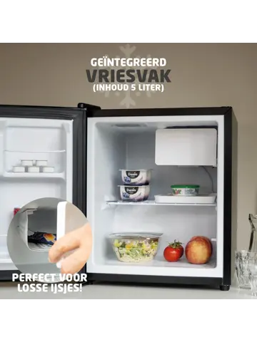 BR-2241 Mini Koelkast en Vriezer - 47 Liter