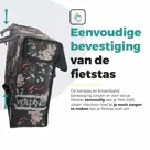 Voltano Dubbele Fietstas Floral Elegance