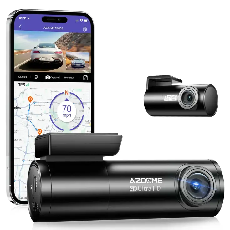 M300S 4K 2CH Dual Wifi GPS 64gb dashcam