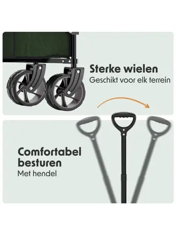 LifeGoods Bolderkar - 150KG