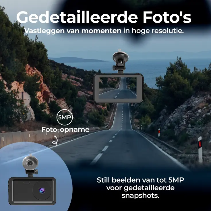 CCT1650 Dashcam - Full HD - 120° Groothoek
