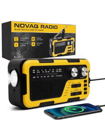 Noodradio Opwindbaar en Batterij