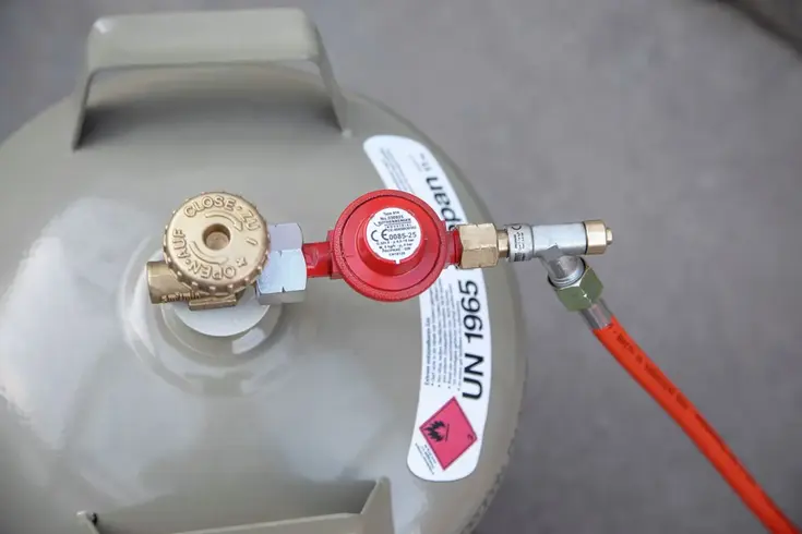 Gasdrukregelaar voor propaangas - 4 Bar
