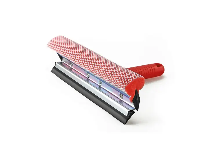 Metalen trekker 25 cm met rubberen blad