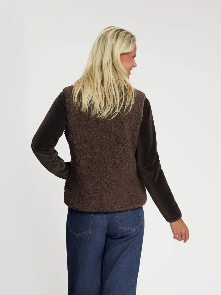 Maya Dames - Outdoor bodywarmer - Teddy